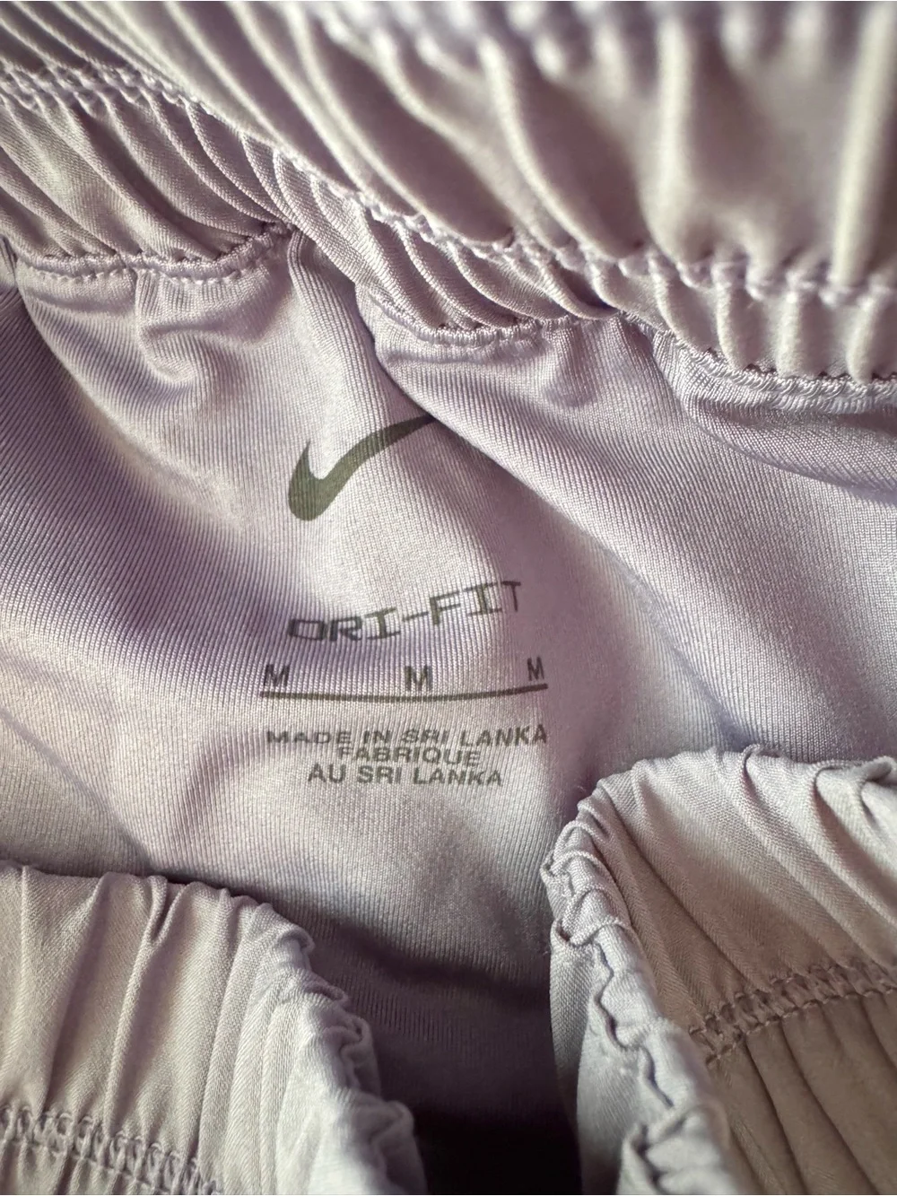 Nike Women’s Dusty Mauve Lavender High Waist Athletic Shorts